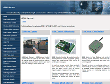 Tablet Screenshot of gsm-secure.co.uk